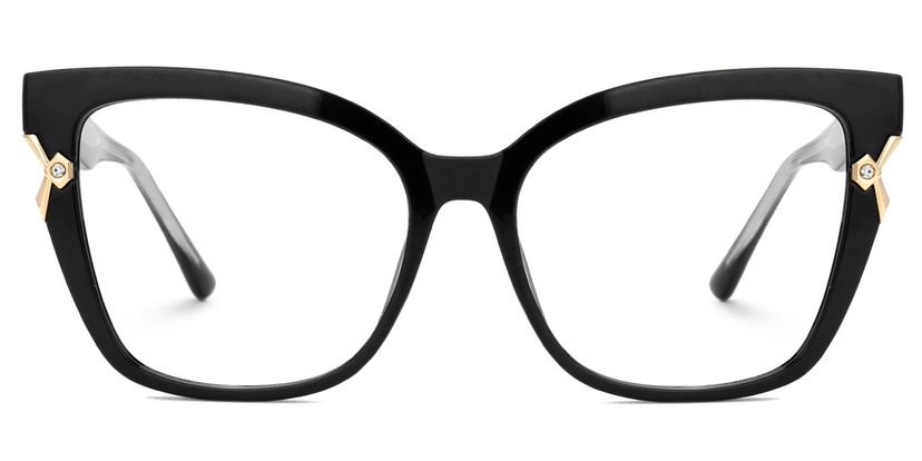 Nunnally Black Cat eye Glasses