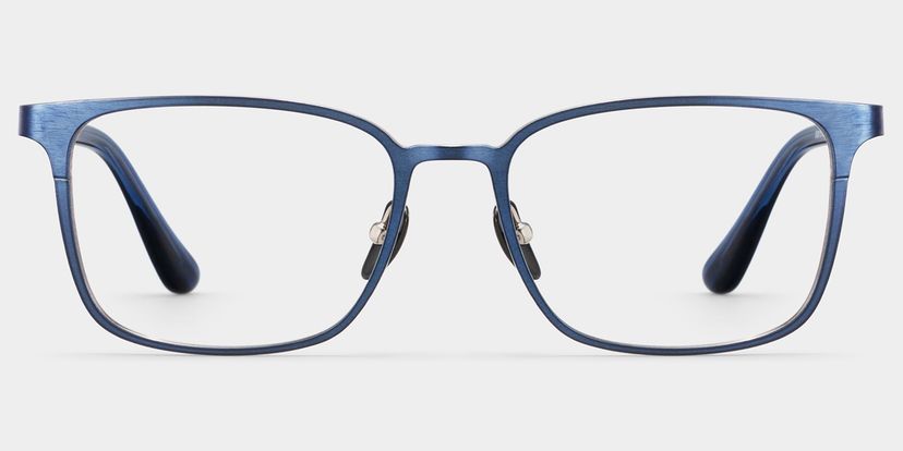Aubrey Blue Rectangle Glasses