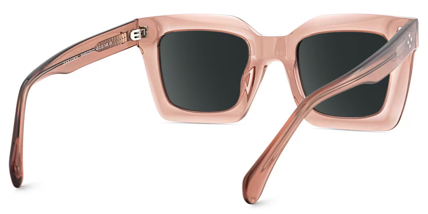Lobo Tr90 Beige Square Frame Sunglasses | ZEELOOL4