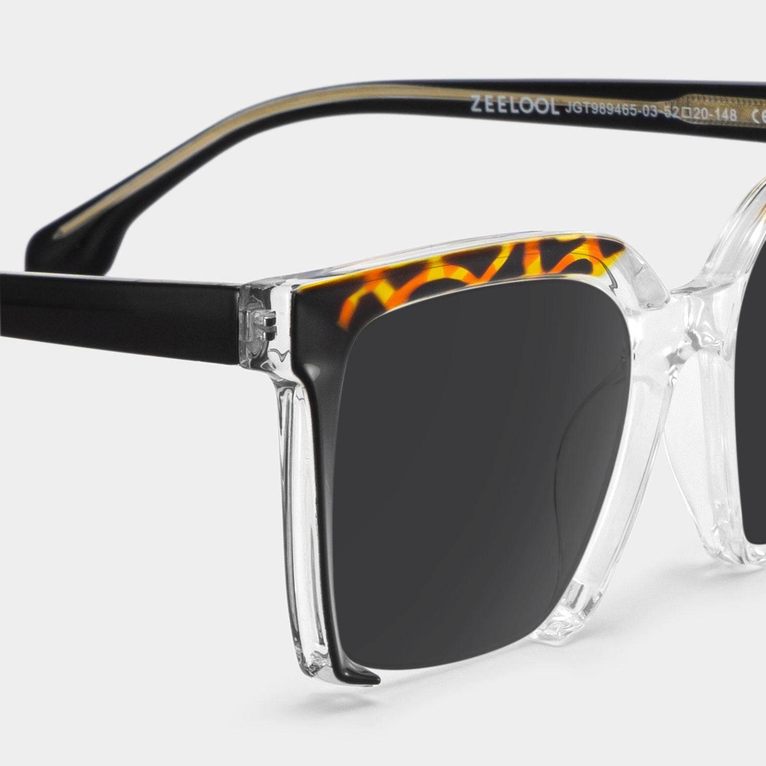 Misty Square Black Frame Sunglasses Online Sale | ZEELOOL4