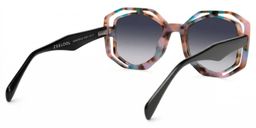 Bobbie Pink-Tortoise Oval Sunglasses3