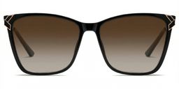 Tricee Black Square Sunglasses0