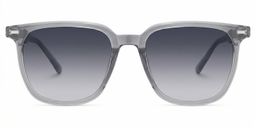 Eliza Grey Square Sunglasses0