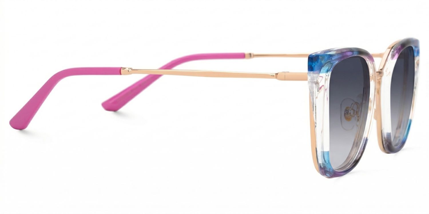 Martins Tr90 Multicolor Rectangle Frame Sunglasses | ZEELOOL2