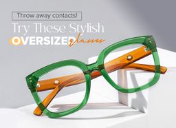 Ebony Green Square Glasses5
