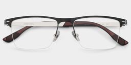Brock Black Browline Glasses4