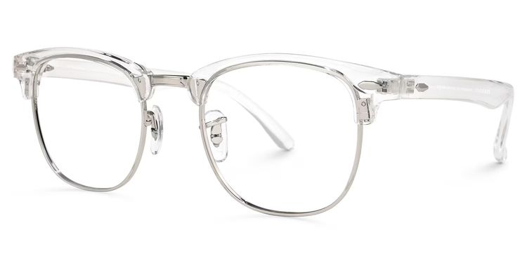 Hacker Clear Browline Glasses