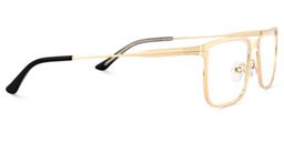 Roxana Gold Rectangle Glasses4