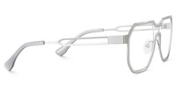 Hype Silver Geometric Glasses5