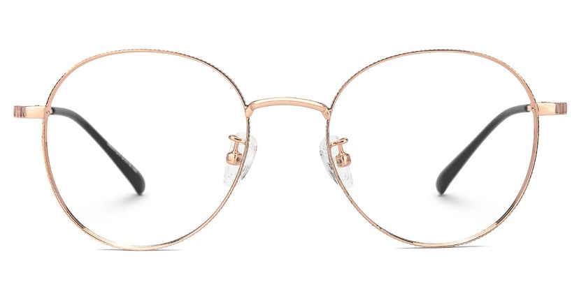 Ringstaff Rose-Gold Round Glasses