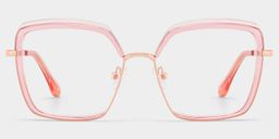 Cordaro Pink Square Glasses1