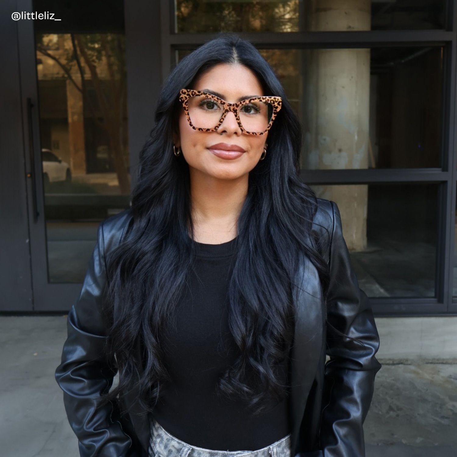 Designer Ansyah Cat Eye Leopard Print Frame Glasses6