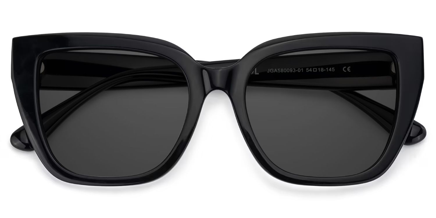 Tamarrah Cat Eye Black Sunglasses for Women & Men | ZEELOOL1