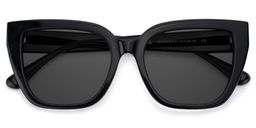 Tamarrah Black Cat eye Sunglasses1