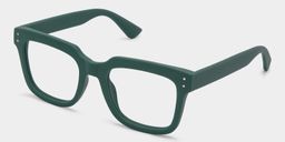 Liizbeett Green Square Glasses3