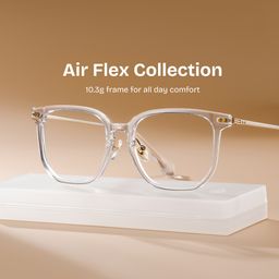 Eve Clear Rectangle Glasses0