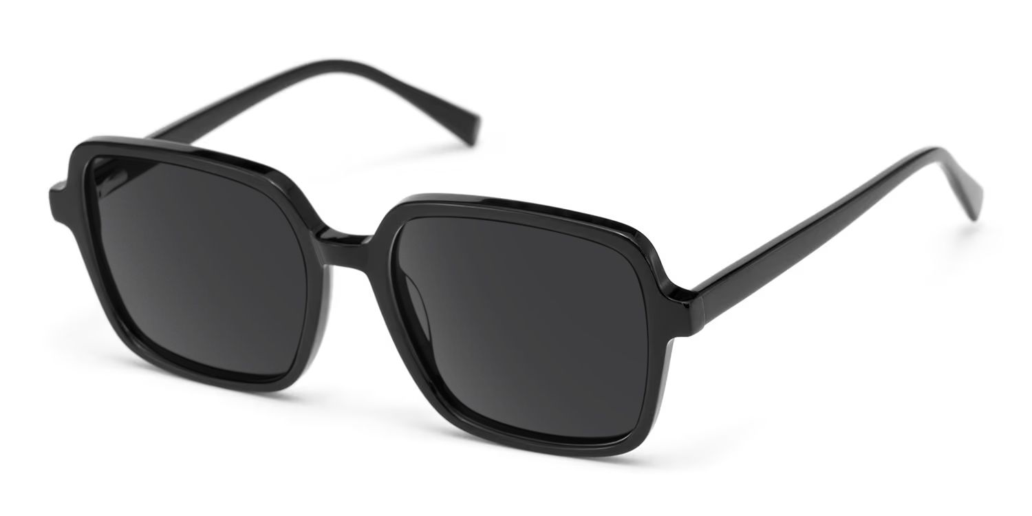 Ember Square Black Sunglasses for Women & Men | ZEELOOL2
