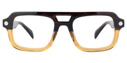 Ismail Two-Tone Aviator Glasses0
