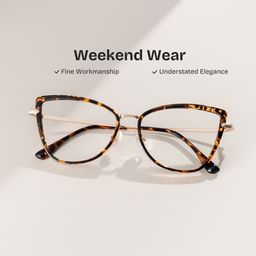 Sloane Tortoise Cat eye Glasses0