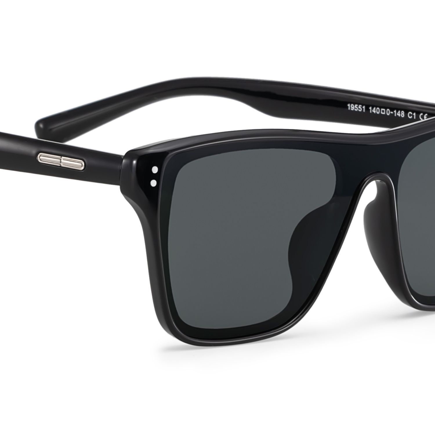 Paloma Aviator Black Sunglasses for Women & Men | ZEELOOL3