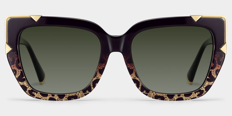 Dax Two-tone Square Sunglasses