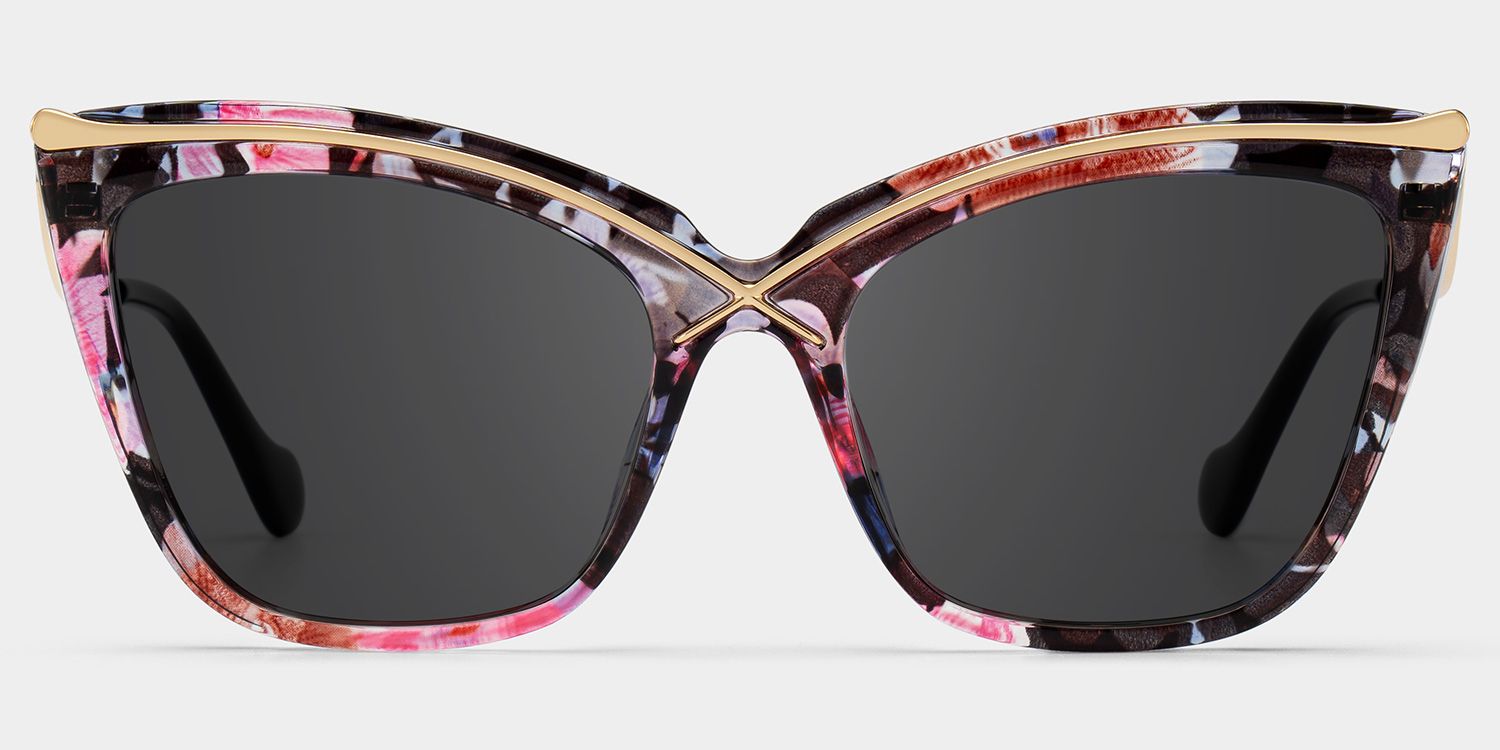 Winston Mixed Floral Butterfly Frame Sunglasses | ZEELOOL0