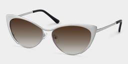 Ellen Silver Cat eye Sunglasses2