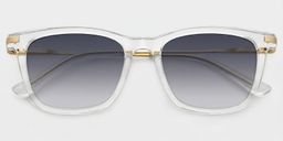 Selena Clear Rectangle Sunglasses1