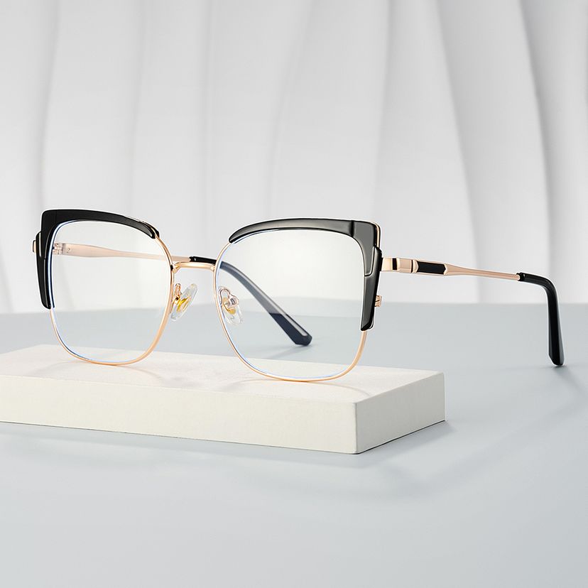 Jesmin Black Square Glasses