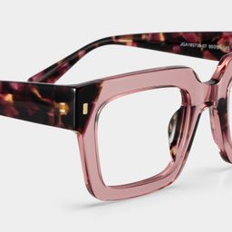 Sarah Purple Rectangle Glasses4