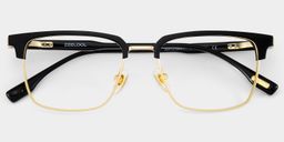 Audrey Black Browline Glasses2