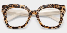 Malcolm Havana Square Glasses1