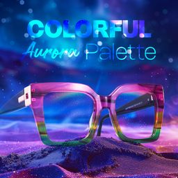 Josiah Multicolor Square Glasses5