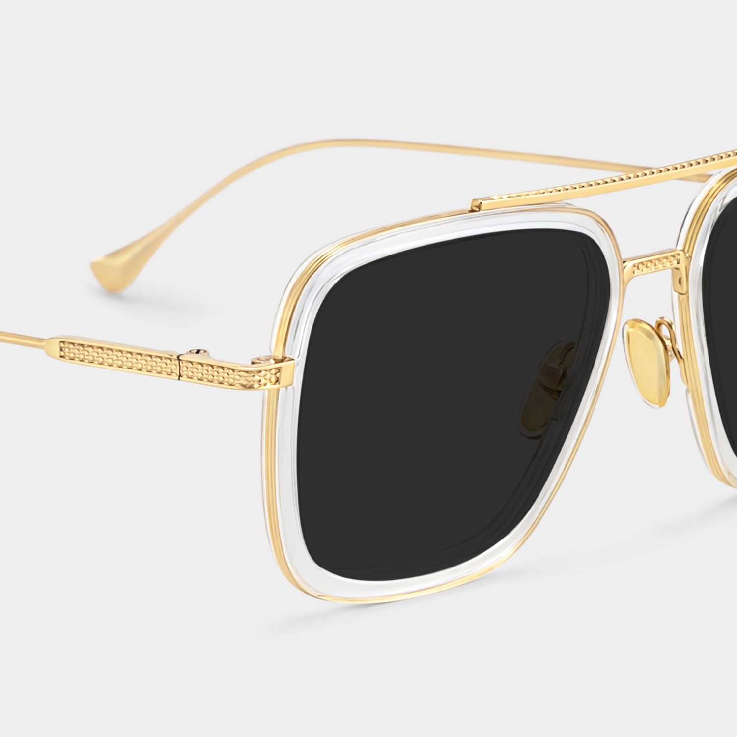 Gifford Aviator Clear Prescription Sunglasses | ZEELOOL4