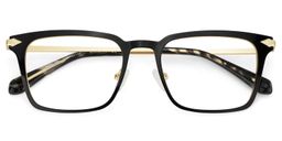 Chaney Black Rectangle Glasses2