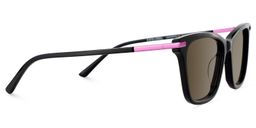 Eliot Black Rectangle Sunglasses3