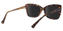 Edna Yellow-Tortoise Rectangle Sunglasses3