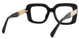 Yary Black Square Glasses5