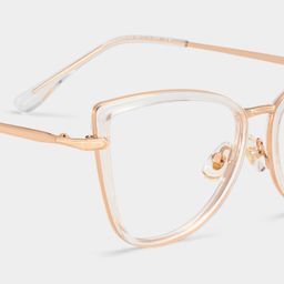 Sloane Clear Cat eye Glasses5
