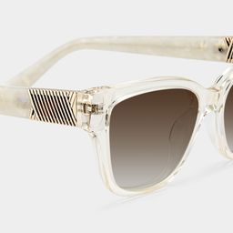Miranda Clear Yellow Cat eye Sunglasses6