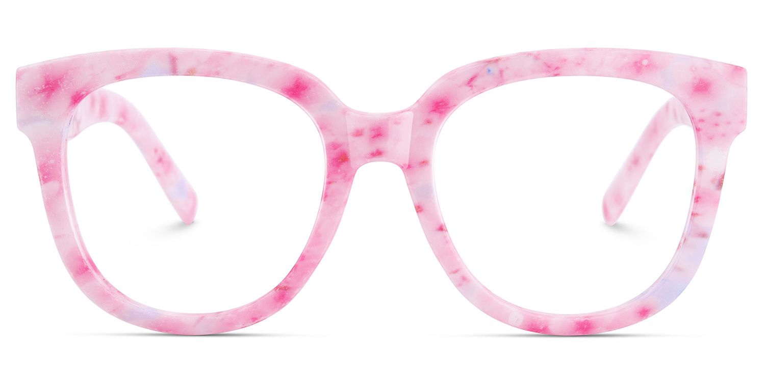 Pink Square Frame Glasses - Harrell on Sale | Zeelool1