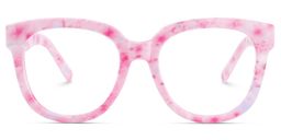 Harrell Pink Square Glasses1