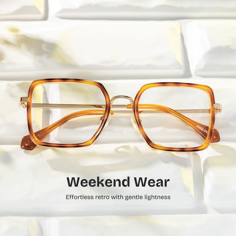Shane Tortoise Square Glasses