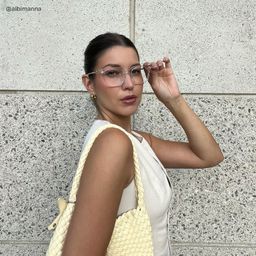 Reese Clear Square Glasses6