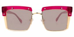Kiana Rose-Pink Square Sunglasses0