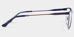 Roxana Blue Rectangle Glasses3