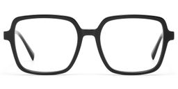 Ember Black Square Glasses0