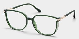 Rodz Dark-Green Square Glasses2