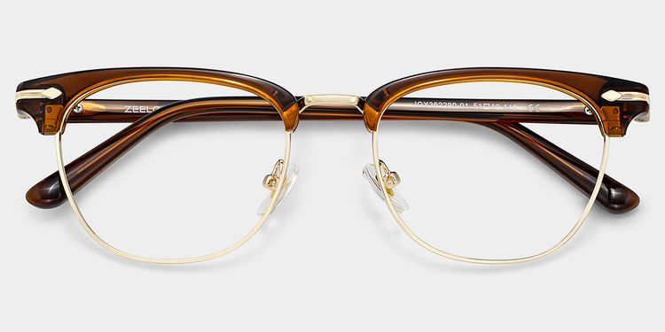 Capri Brown Browline Glasses