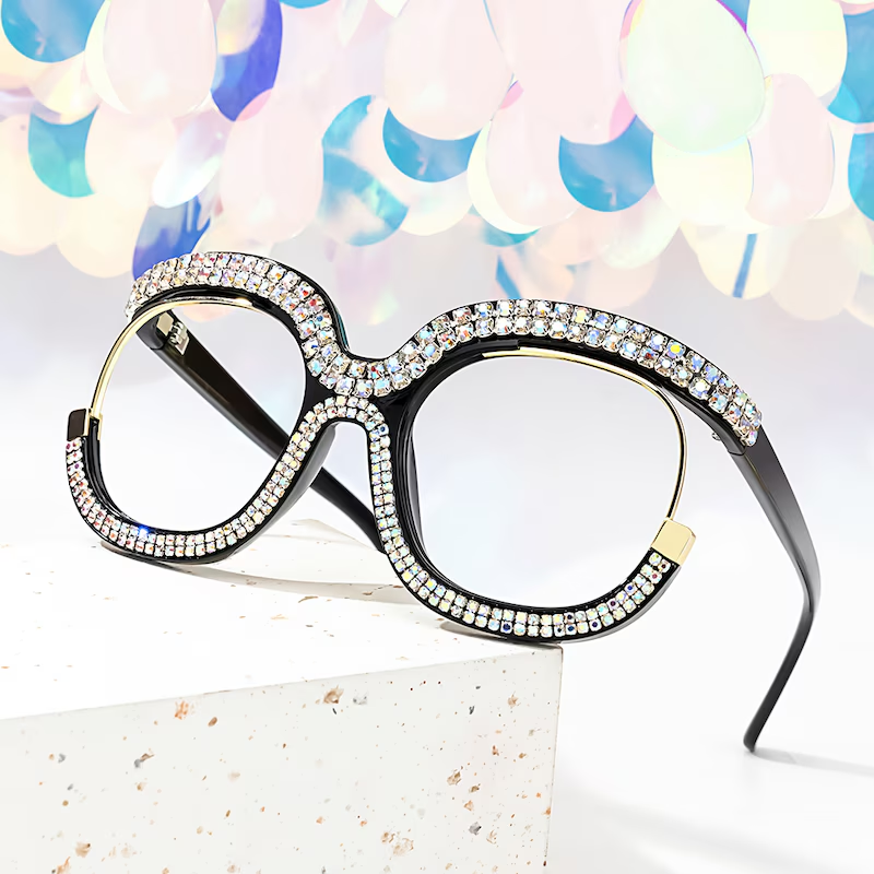 Veasley Multicolor Square Glasses
